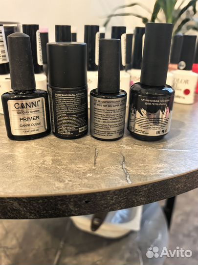 Набор гель лаков, базы топ