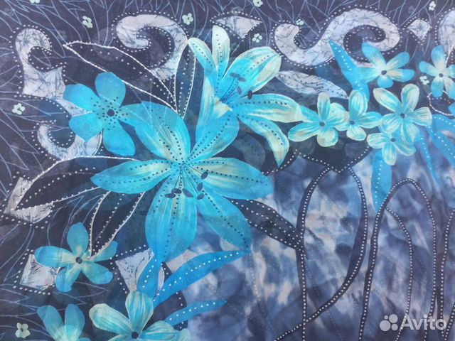 Отрез ткани 1,5м шелк - шифон Италия