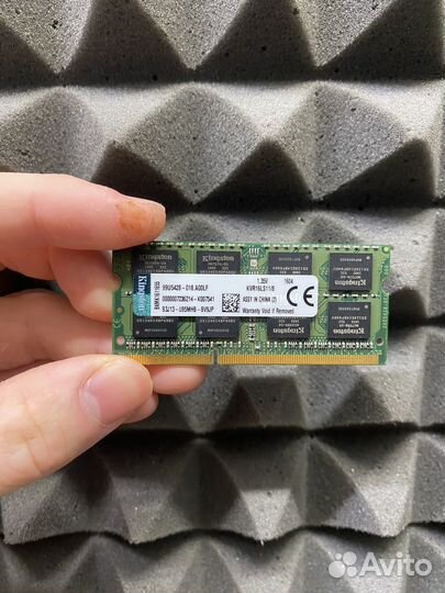 Оперативная память sodimm Kingston KVR16LS11/8