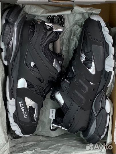 Кроссовки Balenciaga Track Sneaker Black Silver