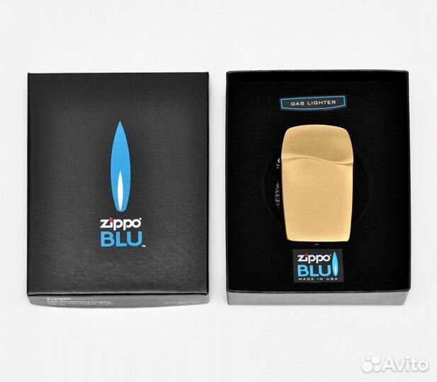 Газовая Зажигалка Zippo Blu 30002 Vertical Gold