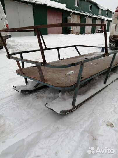 Сани для снегохода бу