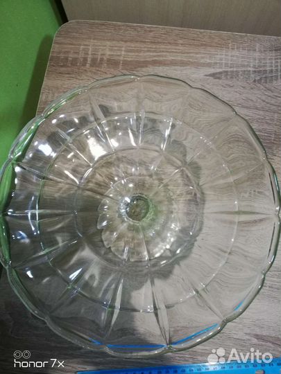 Ваза для фруктов на ножке СССР дхз