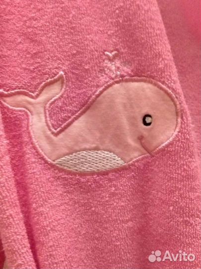 Халат для девочки, для бассейна