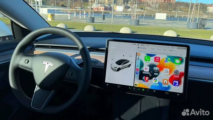 Carplay и Android Auto модуль для Tesla