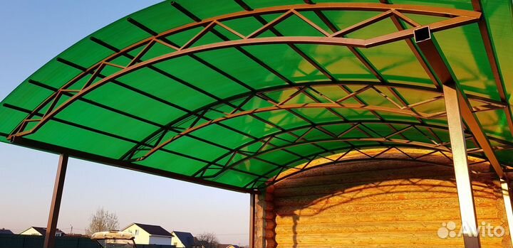 Сотовый поликарбонат для теплиц / навесов гарантия