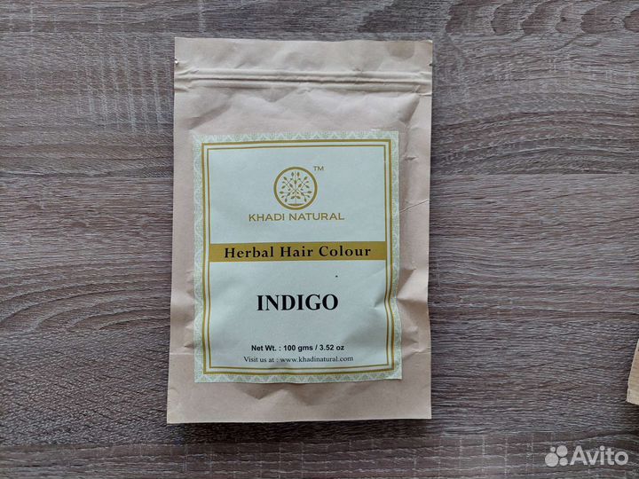 Khadi Natural Indigo / басма для волос, 100 гр