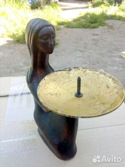 Подсвечник бронза