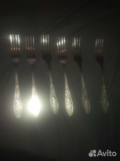 Столовые приборы. Мельхиор. СССР