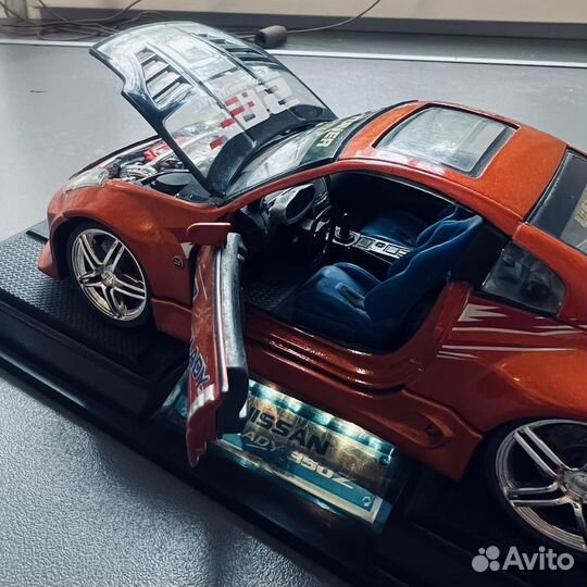 Kentoys 1/24 Nissan 350 z Fairlady модель игрушка