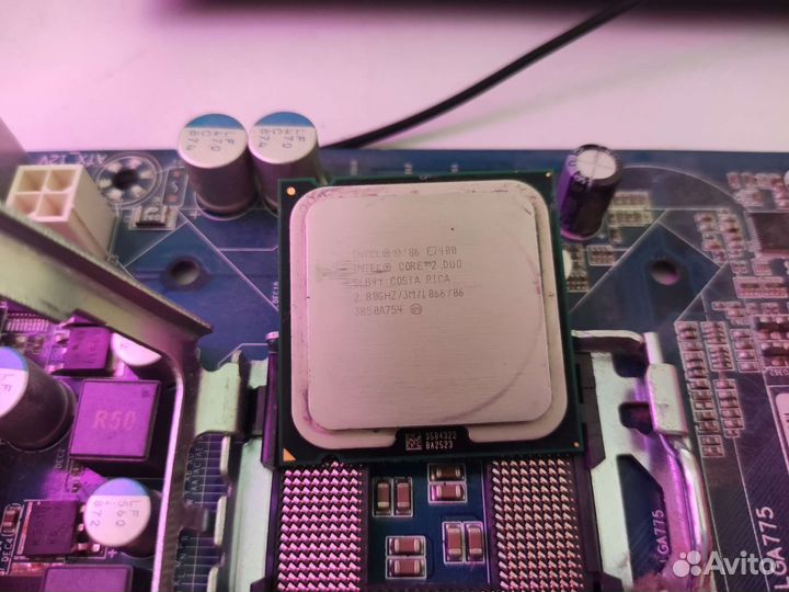 Материнская плата с процессором (офисное решение)