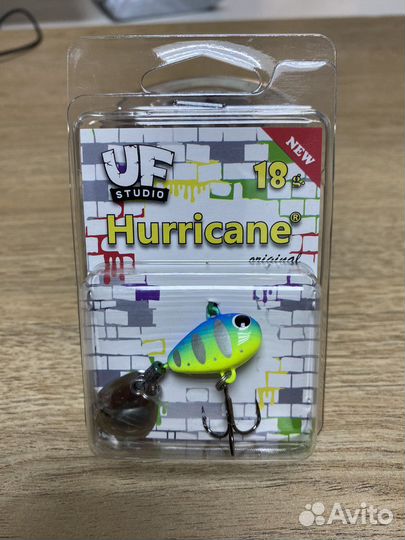 Тейл спиннер UF Studio hurricane Blue Chart