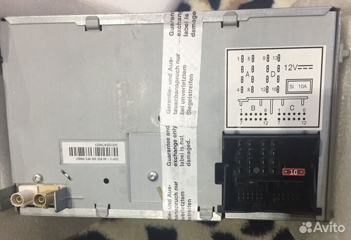 Штатная магнитола пассат б-6 2007