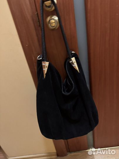 Сумка женская натуральная замша