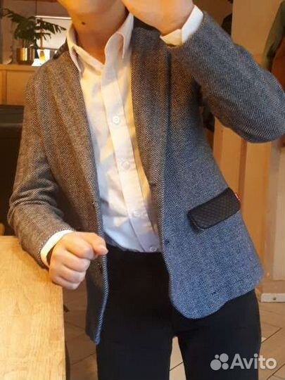 Пиджак для мальчика трикотажный