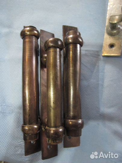 Оконные дверные ручки синее стекло другие латунные