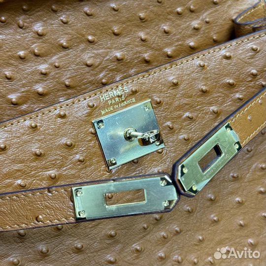 Сумка женская Hermes Kelly коричневая