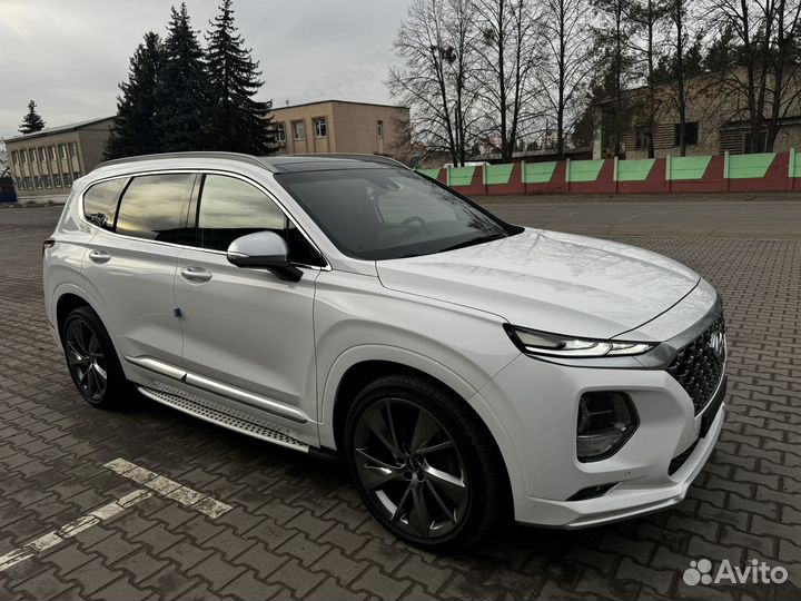 Hyundai Santa Fe 2.2 AT, 2019, 39 900 км