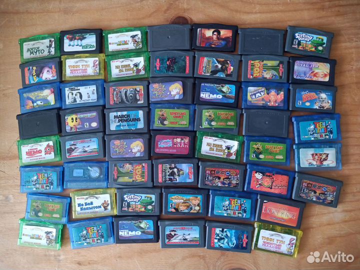 Картриджи на Game Boy Advance