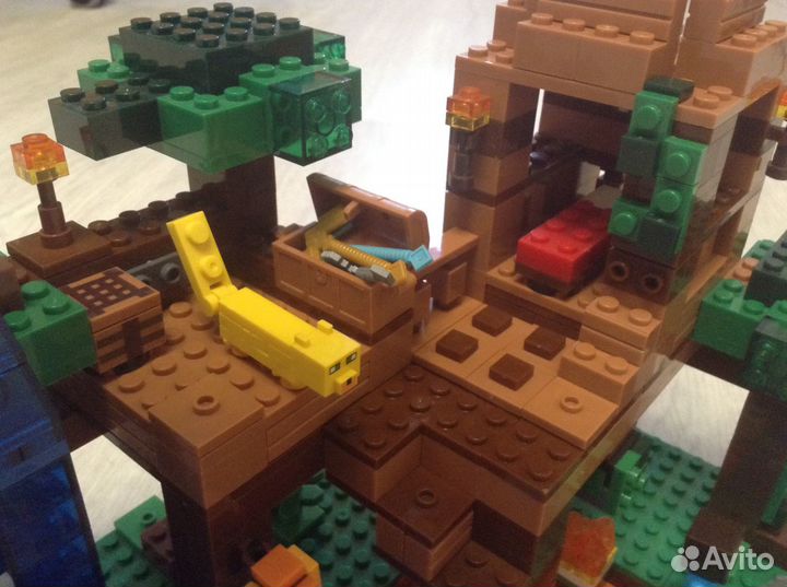 Аналог lego майнкрафт, б/у