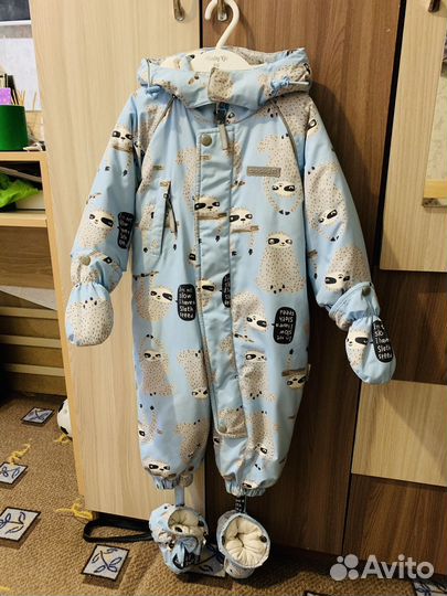 Зимний комбинезон детский crockid 74-86