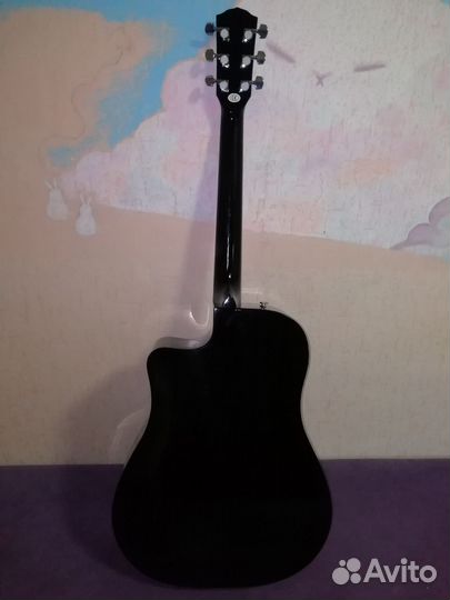 Электроакустическая гитара Fender cd 60 ce blk ds