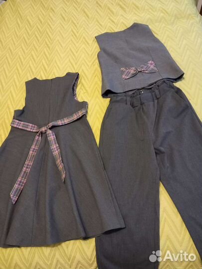 Костюм школьный для девочки бу 34 размер