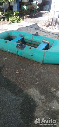 Лодка надувная двухместная бу