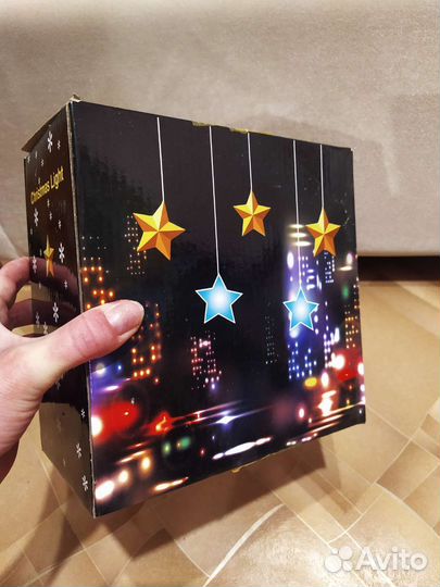 Гирлянда, штора Звёзды