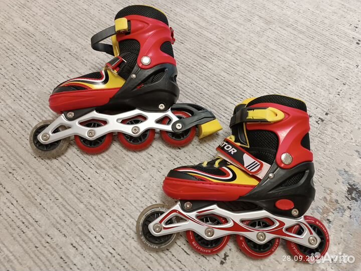 Ролики детские раздвижные 34-37