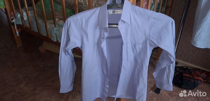 Школьные рубашки, брюки,пиджаки +7-8 лет