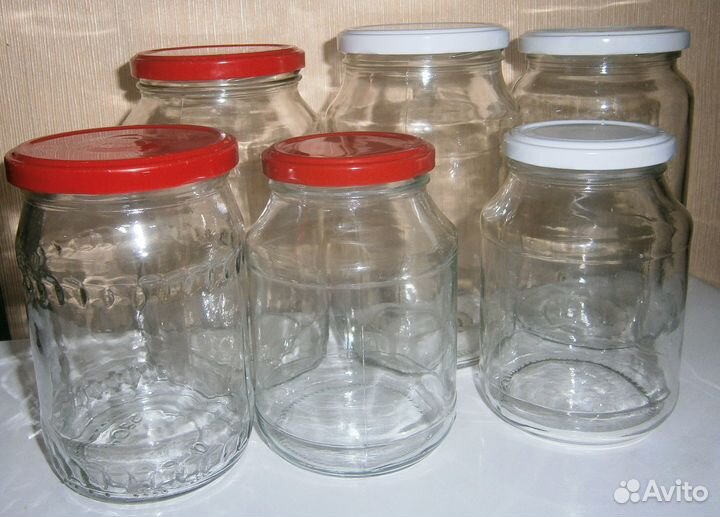 Банки и баллоны стеклянные от 0,2 до 3 литров