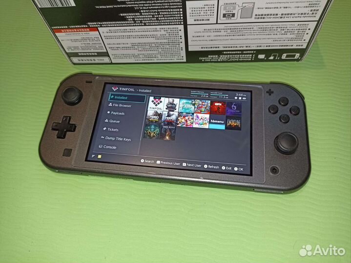 Nintendo switch lite dialga & palkia прошит 160gb