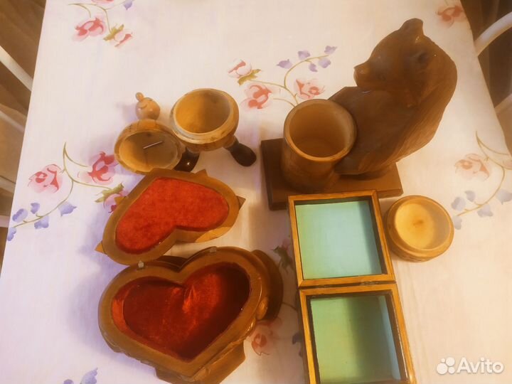 Шкатулки сувениры СССР из дерева