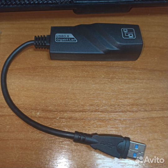 Адаптер сетевой Ethernet проводной USB 3.0 Rj45