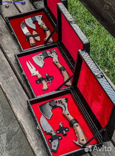 Топор нож подарочный футляр (Арт.31017)