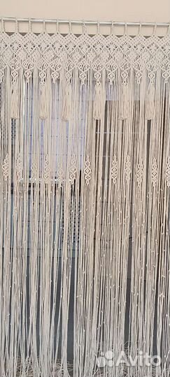 Штора в технике макраме