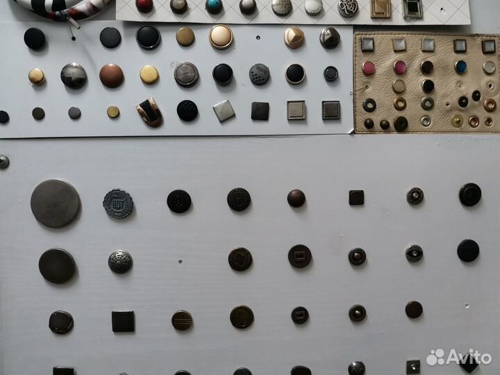 Установка кнопок, обтяжка пуговиц и пряжек