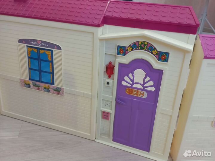 Домик для барби с мебелью