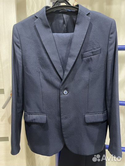 Школьный костюм для мальчика 146 синий