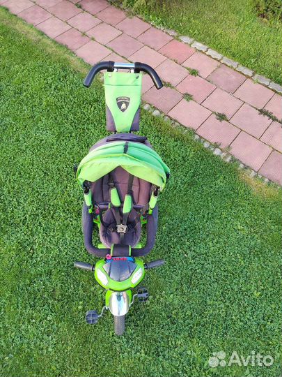 Детский трехколесный велосипед lamborghini