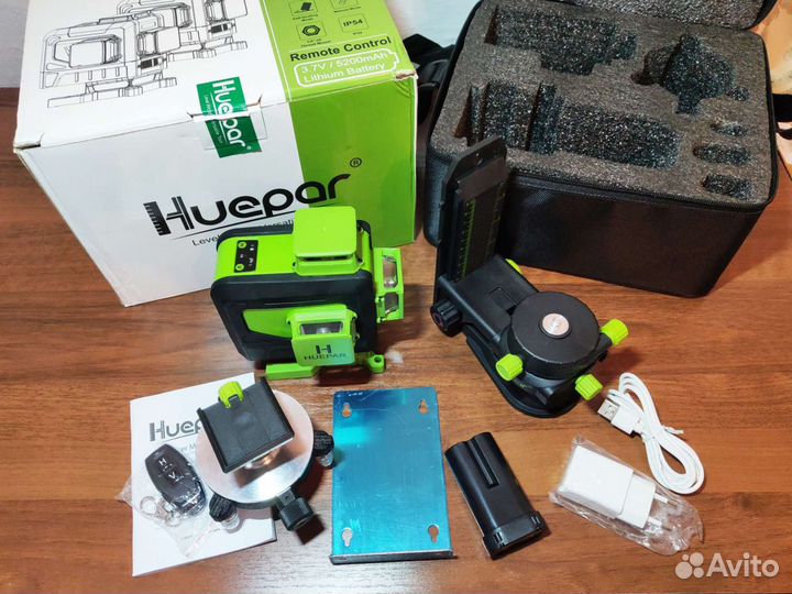 Лазерный уровень 4D Huepar 904DG