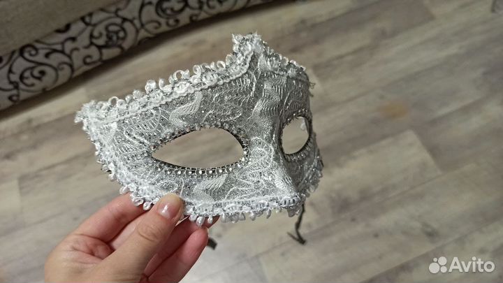 Маска маскарадная венецианская карнавальная