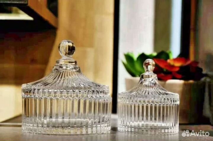 Набор Царских баночек из 3 шт, банки для сыпучих