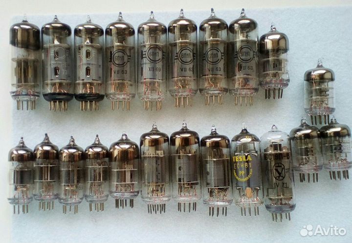 Радиолампы: 6п18п 4П1Л 30Ц6С