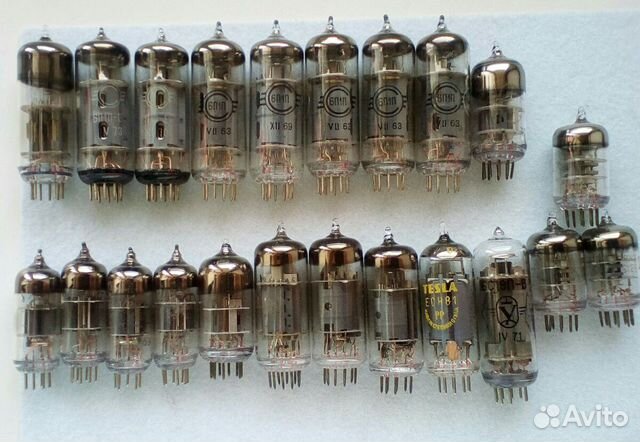 Радиолампы: 6п18п 4П1Л 30Ц6С