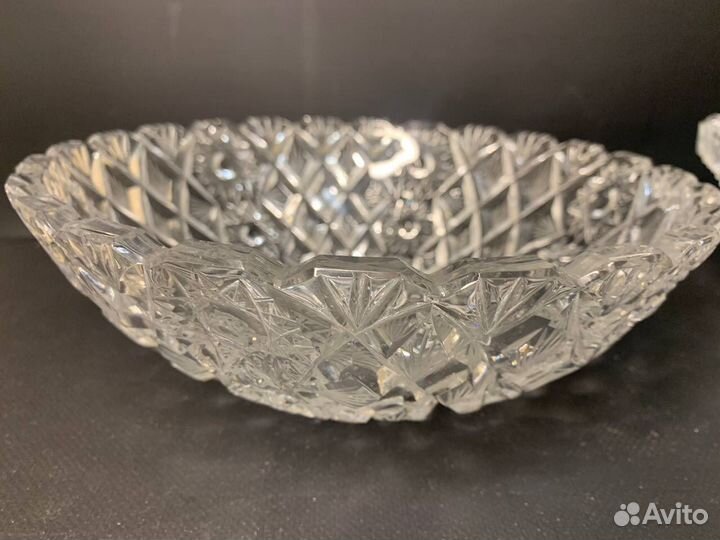 Хрустальные вазы и блюда Дятьково, Чехия