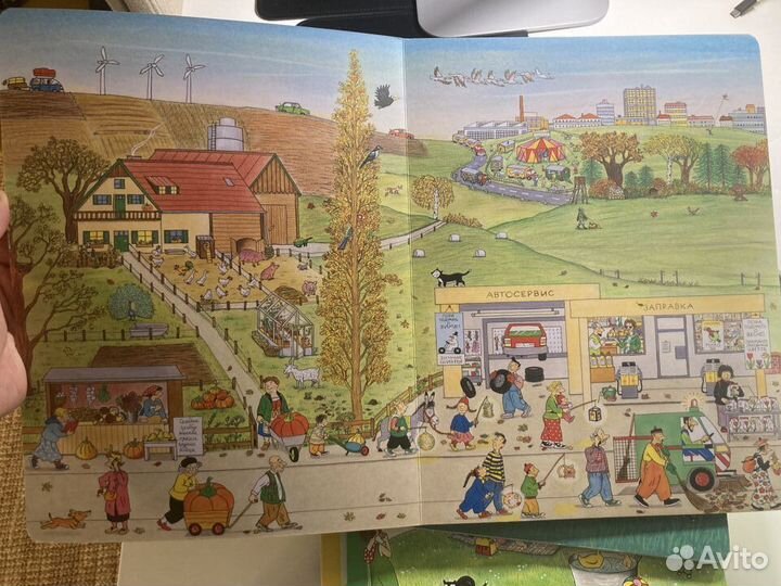 Детские книги виммельбух Ротраут Сюзанна Бернер