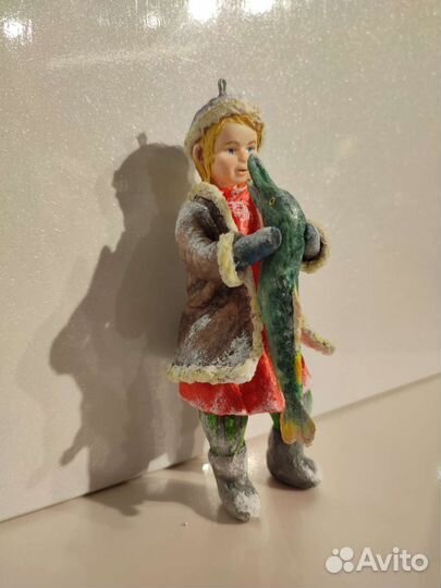 Ватные елочные игрушки