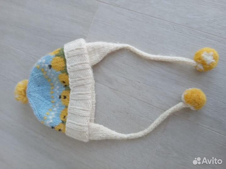 Шапка детская шерсть 3-5 лет, мальчик / девочка